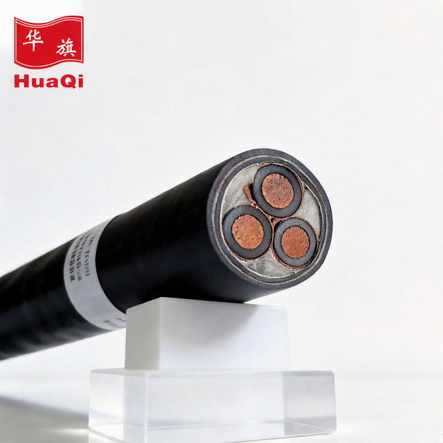 Huaqi WDZN-YJY23 3x240mm Copper LSZH Armored Power Cable 0.6/1kV XLPE Insulated Fire Resistant for High-Rise Buildings