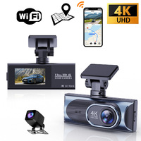Kamera Dash Cam OEM C18 Baru, Rekam Depan Belakang Ganda 4K, Definisi Tinggi, Penglihatan Malam, Interkoneksi WiFi, Pelacakan GPS, Sudut Pandang 170 Derajat, 64GB