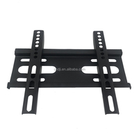 Braket Dinding TV LCD LED Tetap untuk Ukuran Layar 14"-42" Baja Canai Dingin 200x200mm VESA