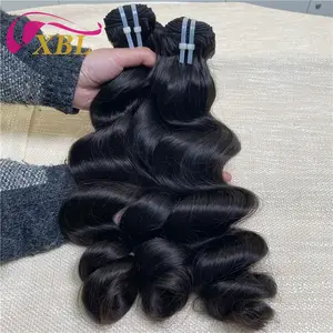 XBL Virgin Raw Single Donor Hair Bundles Wholesale Price Full Hair Overnight Shipping Virgin Human Raw Vietnamese Hair Vendors
