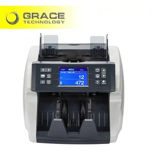 USD, EUR, GBP, CAO, MXN facture valeur mixte compteur d'argent comptage machine machines hitung uang