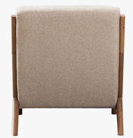 Fauteuil en bois massif pour salon, mobilier d'intérieur, vente en gros