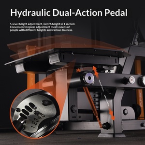 Équipement de fitness professionnel en acier, ensemble complet : Appareil de soulevé de mollets <span class=keywords><strong>debout</strong></span>, Machine d'adduction et d'abduction des jambes, Machine pour fessiers, Utilisation en intérieur - Product Image 3