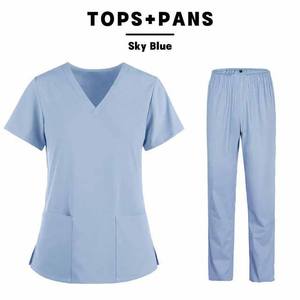 Uniformes d'infirmière médicale Stretch pour hommes, uniformes d'hôpital, costume de gommage pour adultes, vente à chaud - Product Image 4
