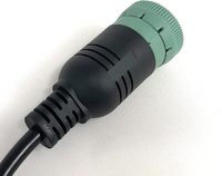 Cable adaptador de diagnóstico para camiones de 1M/3FT, de 9 a 16 pines OBD2, J1962-J1939, para motores diésel Cummins, China