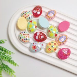 Mini Dijes <span class=keywords><strong>de</strong></span> Resina <span class=keywords><strong>de</strong></span> Pascua - 100 Piezas/Lote, Figuras <span class=keywords><strong>de</strong></span> Conejo, Huevos, Cesta <span class=keywords><strong>y</strong></span> Pollito con Base Plana para Manualidades <span class=keywords><strong>y</strong></span> Decoración <span class=keywords><strong>de</strong></span> Fiestas - Product Image 3