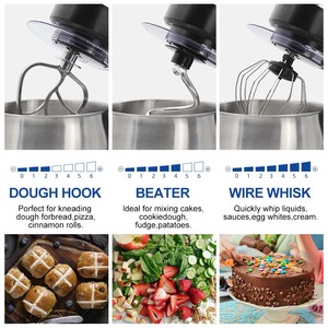 <span class=keywords><strong>Robot</strong></span> pâtissier <span class=keywords><strong>multifonction</strong></span> 6L au <span class=keywords><strong>meilleur</strong></span> prix – Batteur planétaire électrique pour gâteaux, pains et pâtes – Appareil <span class=keywords><strong>de</strong></span> <span class=keywords><strong>cuisine</strong></span> domestique - Product Image 4
