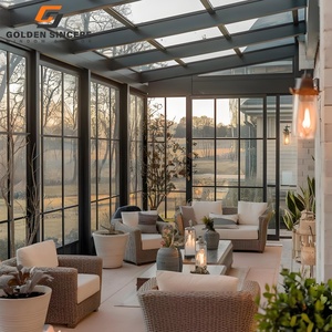 Sala de vidrio de aluminio GS Lift & Slide con paneles sin marco para una experiencia premium - Product Image 3