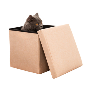 2021 new style multifunction folding fabric storage boxes storage stool