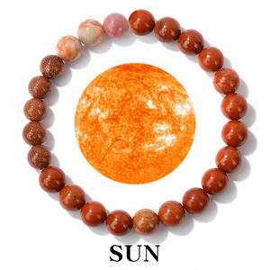 Braccialetto con Perline dei Otto Pianeti del Sistema Solare per Uomo e Donna, Bracciale Artigianale in Pietra Naturale con Sole, Terra, Plutone, <span class=keywords><strong>Venere</strong></span> e Marte, Idea Regalo - Product Image 6