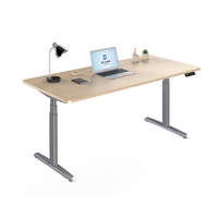 Cadre de bureau debout intelligent motorisé réglable en hauteur à 3 niveaux