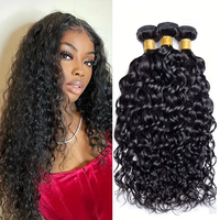 Extensions de Cheveux Humains Vierge Brésiliens Ondulés, Double Trame Faite à la Machine, Cuticules Alignées, Vente en Gros Usine, Garantie 3 Ans