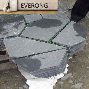Vườn tự nhiên đen Slate điên Kích thước ngẫu nhiên lát ngoài trời công viên đá - Product Image 6