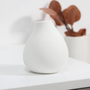 Decorazione per interni moderna <span class=keywords><strong>ceramica</strong></span> piccolo vaso di fiori reed diffusore moderno vaso semplice - Product Image 6
