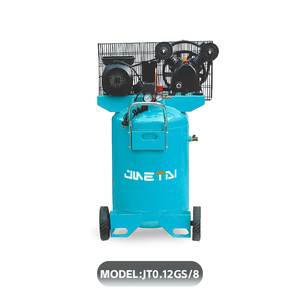 100L 8BAR Lubricated Piston Air <b>Cooled</b> Mute Large Capacity Portable Vertical Industrial Customizable Belt Air Compressor - Product Image 2