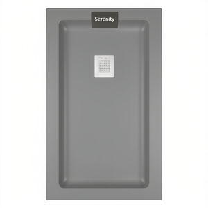 Plato de Ducha Rectangular Serenity 100 x 200 cm Gris 7035 - Product Image 2