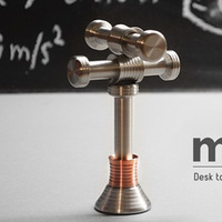 Moondrop Lunar Landing : Jouet anti-stress en métal, décoration créative de bureau pour la décompression des jeunes, Mars, chute libre sous la gravité