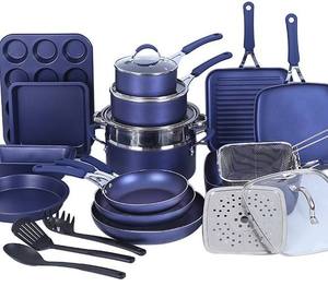 Batería <span class=keywords><strong>de</strong></span> cocina, venta al por mayor, sartenes <span class=keywords><strong>de</strong></span> inducción <span class=keywords><strong>de</strong></span> aluminio y mármol negro, utensilios <span class=keywords><strong>de</strong></span> cocina, ollas, juegos <span class=keywords><strong>de</strong></span> utensilios <span class=keywords><strong>de</strong></span> cocina antiadherentes - Product Image 1