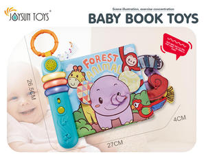 Libro de Tela Educativo Temprano JOYSUN <span class=keywords><strong>para</strong></span> Bebés, Libro de Peluche Suave, Juguetes de Tela Educativos, Libro Musical Montessori con Historias, Juguetes de Viaje <span class=keywords><strong>para</strong></span> Bebés - Product Image 1