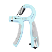 Agarrador de Mano Digital Profesional con Contador, Entrenador de Fuerza de Dedos y Muñeca Ajustable para Gimnasio