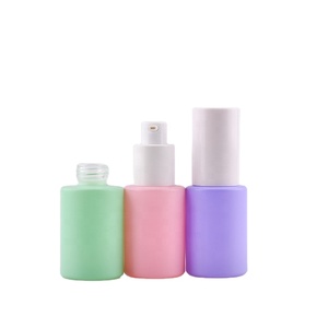 Botella de vidrio con gotero para el cuidado de la piel, aceite de esencia de 15ml, 30ml, 40ml, <span class=keywords><strong>color</strong></span> <span class=keywords><strong>pastel</strong></span>, rosa, Azul, Morado, rojo y marrón, venta al por mayor - Product Image 2