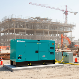 เครื่องกำเนิดไฟฟ้าดีเซลแบบเงียบ 50Kva 3 เฟส พร้อมระบบเก็บเสียง สถานีไฟฟ้าแบบพกพาเฟสเดียว 10Kw สำหรับอุตสาหกรรม - Product Image 1