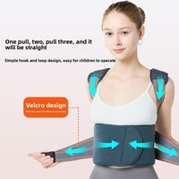 Correcteur de posture respirant Cyrus Universal Sports avec ceinture de soutien lombaire et dorsal