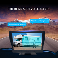 Wemaer AI BSD Détection d'angle mort Détection active des véhicules et des piétons Système de surveillance de caméra de chariot élévateur d'avertissement anti-collision