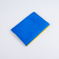 Drapeau ukrainien de haute qualité 3x5 pieds, couleurs vives, avec en-tête en toile à double couture résistante à la décoloration et matériau en aluminium durable
