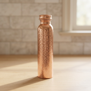 Bouteille d'eau réutilisable en acier inoxydable martelé, sans BPA, de qualité alimentaire, écologique, 750 ml, personnalisable, compatible lave-vaisselle, pour le thé - Product Image 5