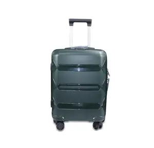 On Wheel Aluminium Luggage Travel Bags Suitcase Sets Carry On Suitcase Pp Travel Suit Case Trolly Luggage Sets For Outdoor