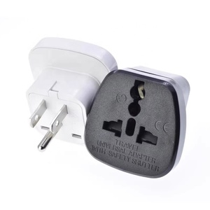Inde US AU UK vers américain Adaptateur de prise de courant Voyage universel pour le Japon Canada avec matériau en cuivre de type B 10A - Product Image 1