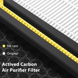 Levoit quan trọng 200S Máy lọc không khí hiệu quả cao Đúng HEPA kích hoạt bộ lọc carbon Hướng dẫn sử dụng điện thay thế cho máy lọc không khí - Product Image 3