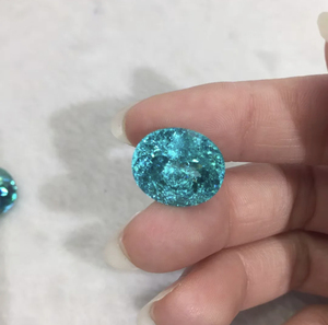 Gema de Paraiba de Color Fantasía de 4 mm a 15 mm, Gemas Creadas en Laboratorio, Cambio de Color Rojo/Rosa, Sueltas para Joyería de Oro de 18k - Product Image 2