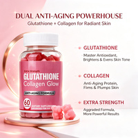 LUVVITA OEM Gummies éclaircissants pour la peau de haute qualité, L-Glutathion Collagène pour la santé et la beauté des femmes