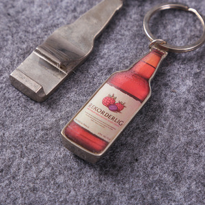 Llavero de Botella de Cerveza de Aleación de Zinc con Impresión Digital, Regalo Promocional Duradero - Product Image 4