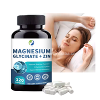 Ausreson OEM Complexe Bio de Calcium, Magnésium et Zinc en Comprimés – Complément de Glycinate de Magnésium en Capsules avec Zinc