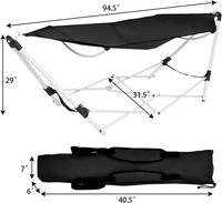 Chaise suspendue de jardin en tissu de polyester pour la piscine, hamac double pliable, balançoire de camping moderne en plein air