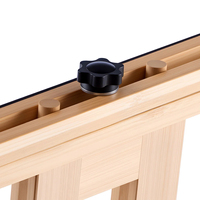 Support vertical pour planche de surf, support en bois pour planche de surf pour le rangement et la présentation, support réglable et autoportant pour planche de surf
