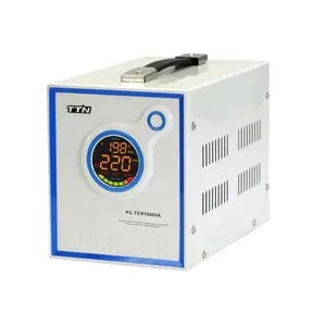 Plastic Panel Design 5000W Ac Power Supply Automatic Voltage Regulator Stabilizer 100% Aluminum 220v Servo Stabilizer