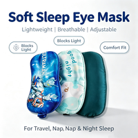 Masque de sommeil en satin de soie respirant et doux XW Wholesale OEM avec sangle réglable, idéal pour les voyages et les siestes, pour femmes et hommes