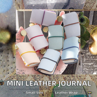 Nouveaux carnets de voyage miniatures tendance, bloc-notes, mémo, cuir de vache véritable, logo personnalisé, cadeau pour les voyages en voiture, carnets