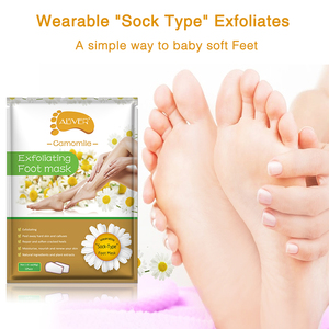 Calcetines nutritivos para el cuidado de los pies, mascarilla de lámina de manzanilla Natural, orgánica, exfoliante - Product Image 6