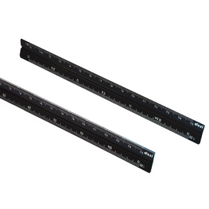 Bán nhà máy trực tiếp tùy chỉnh 15cm 6inch Hợp kim nhôm 3 mặt Kỹ Thuật Quy mô tam giác cho kiến trúc soạn thảo Cai Trị - Product Image 4