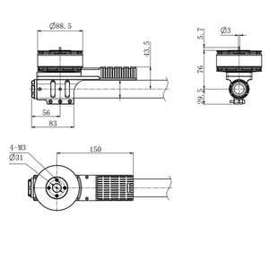 Eagle Power PM90 Système d'alimentation pour drone lourd quadrirotor 10L 15L Drone agricole efficace industriel - Product Image 2