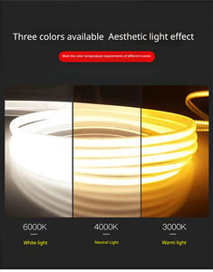 Tira de <span class=keywords><strong>LED</strong></span> Solar de Alta Capacidad de 30000 mAh, <span class=keywords><strong>Luz</strong></span> <span class=keywords><strong>LED</strong></span> Flexible COB para Exteriores, Estilo de Luces <span class=keywords><strong>Govee</strong></span> para Exteriores, IP65 - Product Image 5