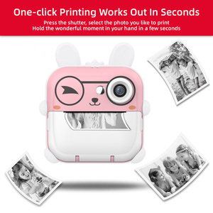 Mini imprimante thermique de poche portable pour enfants, appareil photo pour enfants, cadeaux pour enfants, appareil photo avec autocollants, étiquettes, photos, imprimante sans fil - Product Image 5