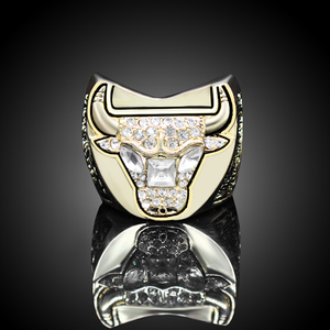 Bague de Championnat de Basket-ball <span class=keywords><strong>Bulls</strong></span> Jordan <span class=keywords><strong>1997</strong></span> en Alliage de Zinc, Bijoux Tendance pour Homme - Product Image 2