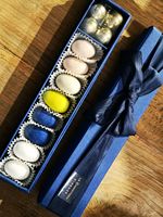 FAVORCRAFTS Boîtes cadeaux rigides de luxe haut de gamme personnalisées en gros avec ruban, à deux pièces (base et couvercle), pour chocolats, desserts et gâteaux de lune