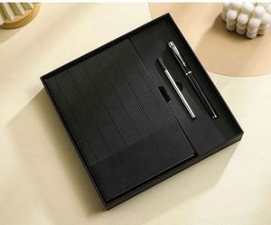 Custom Business <b>Boxes</b> for Event Promotion With Logo Box Packaging A5 Notebook Journal and Pen Gift Set - Product Image 4